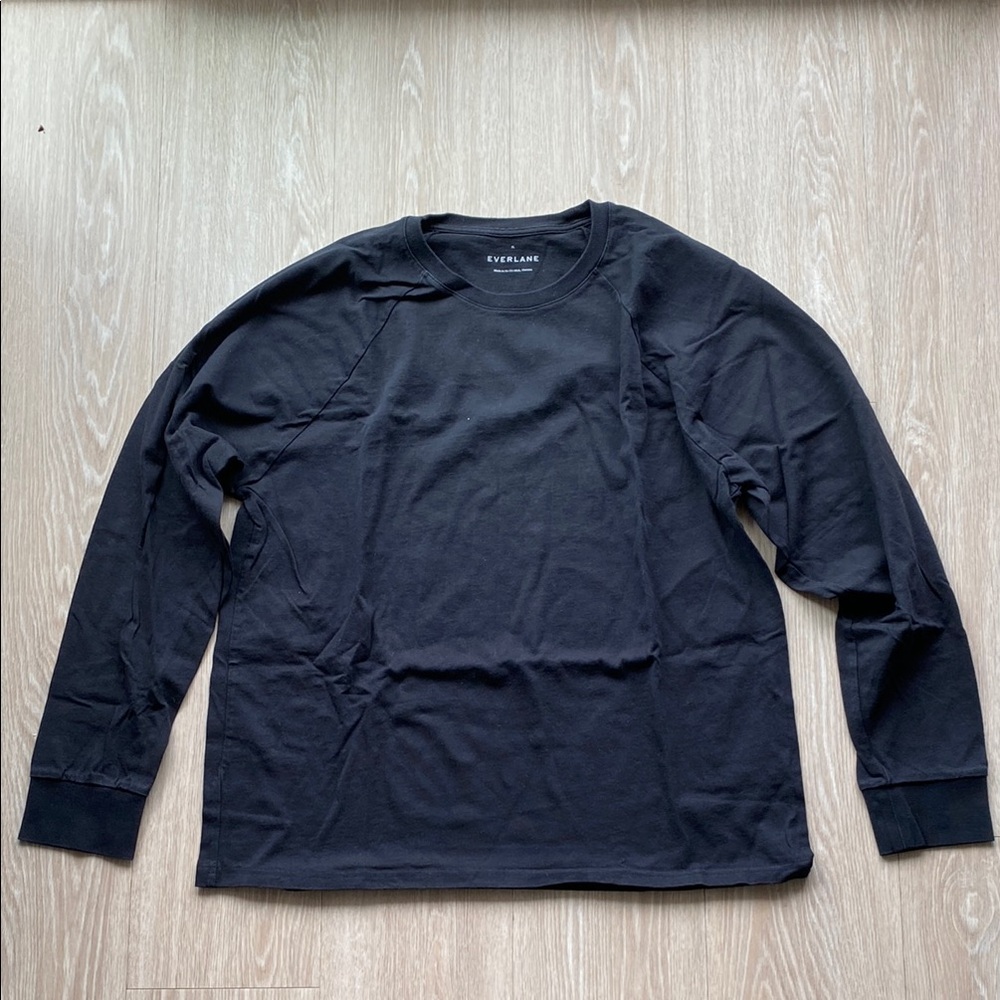 Everlane Men’s Black Long Sleeve Tee
